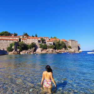 Sveti Stefan et Budva, sur la côte adriatique du Monténégro 🇲🇪 🌊.#montenegro